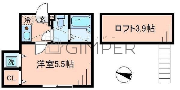 バーミープレイス荻窪の物件間取画像